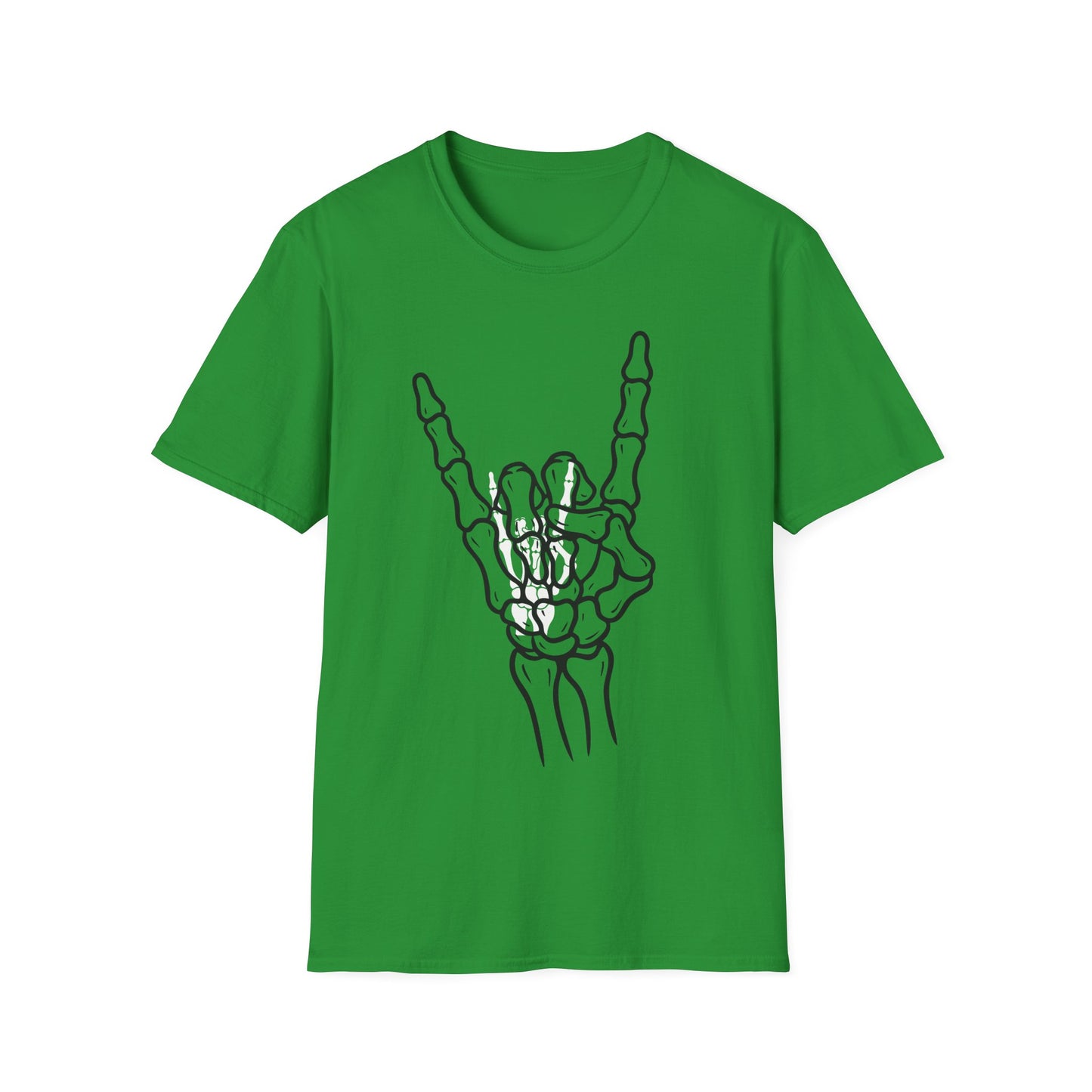 Skeleton Hand Rock Sign T-Shirt