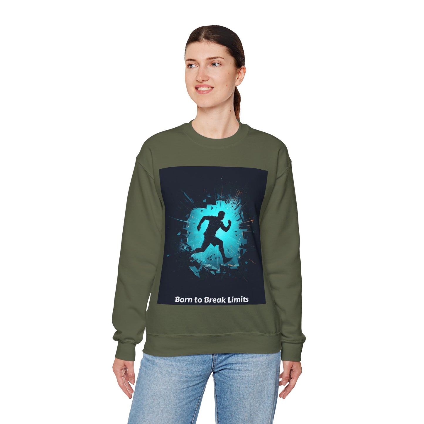 Born to Break Limits Crewneck Sweatshirt