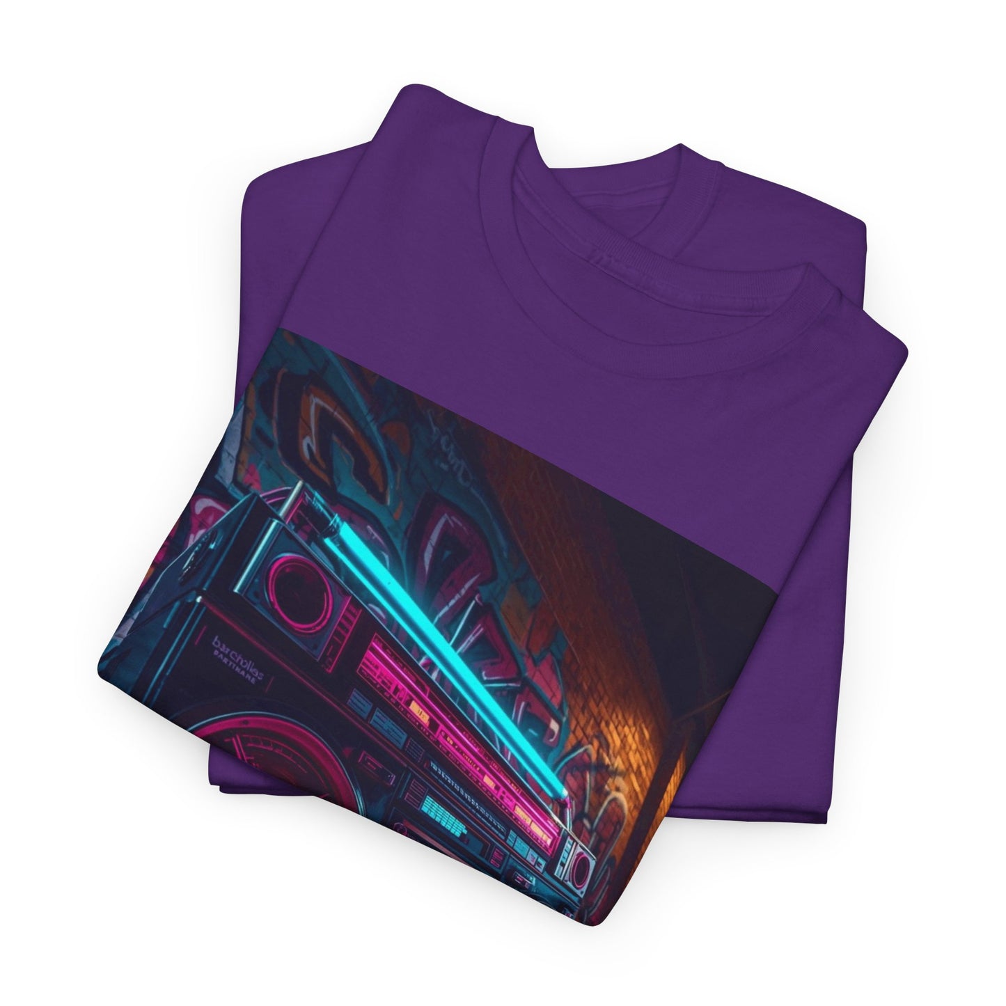 Vintage Neon Car Tee — "Live Loud. Live Free" Retro Streetwear Shirt