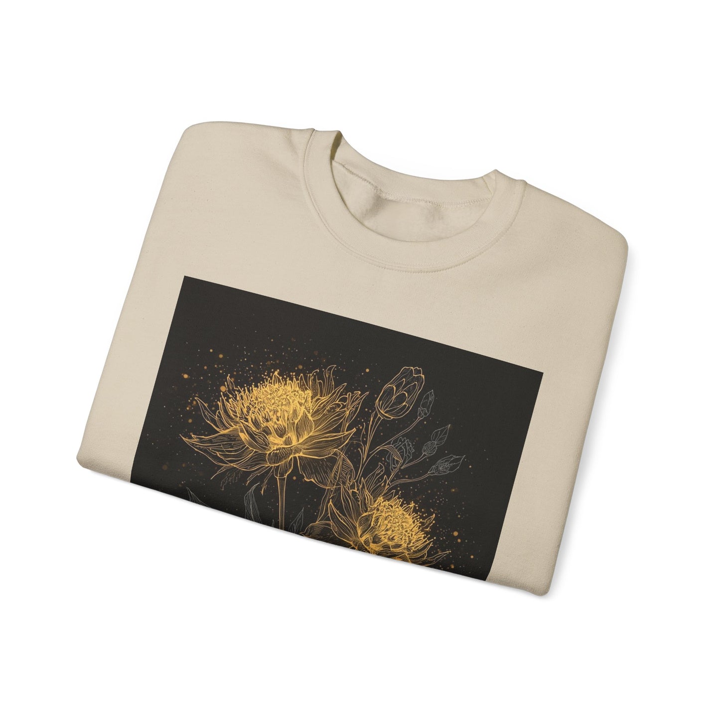 Keep Growing, Keep Glowing Floral Crewneck Sweatshirt