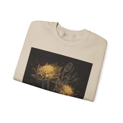 Keep Growing, Keep Glowing Floral Crewneck Sweatshirt