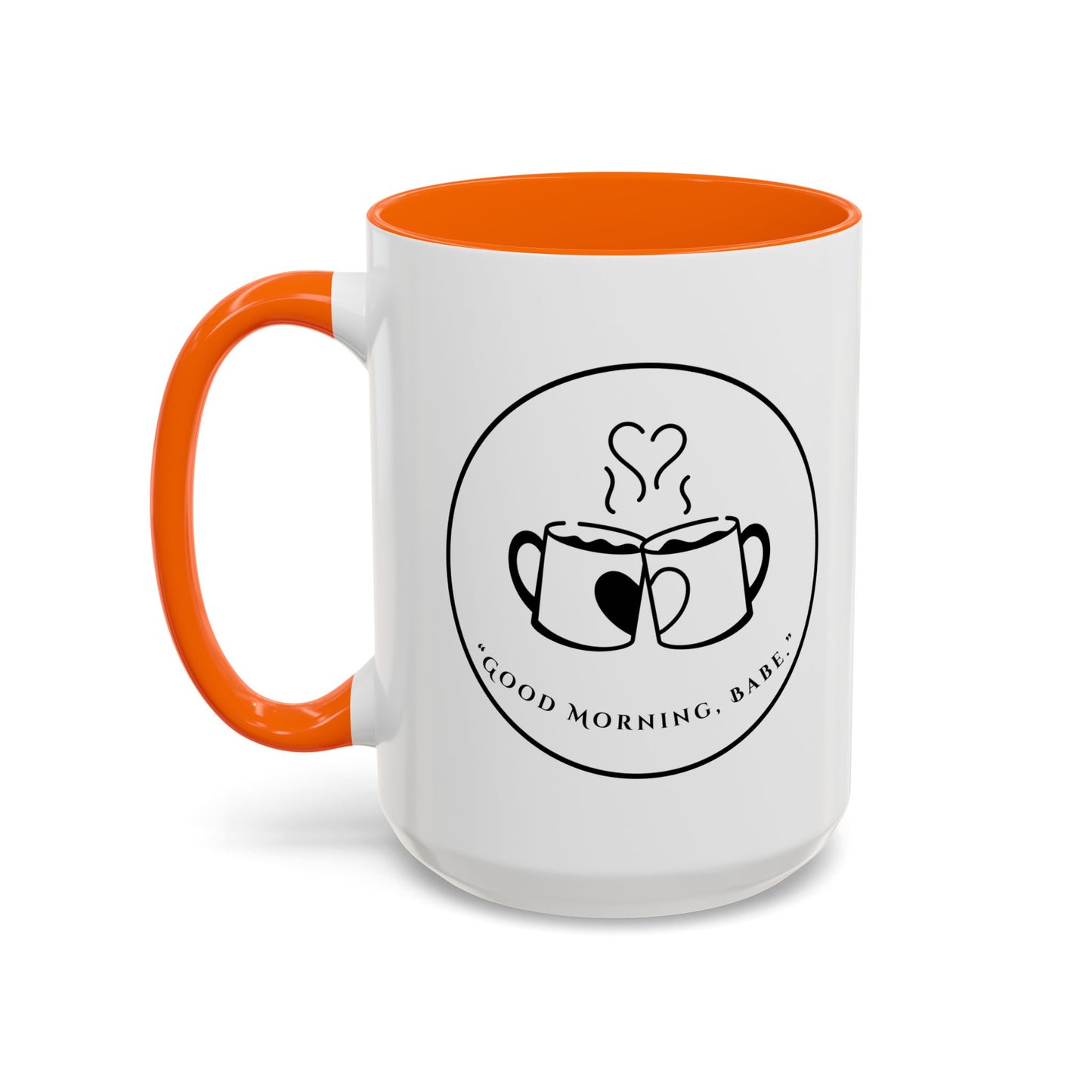 Coffee Mug — "Good Morning, Babe" Accent Ceramic Mug (11/15oz)