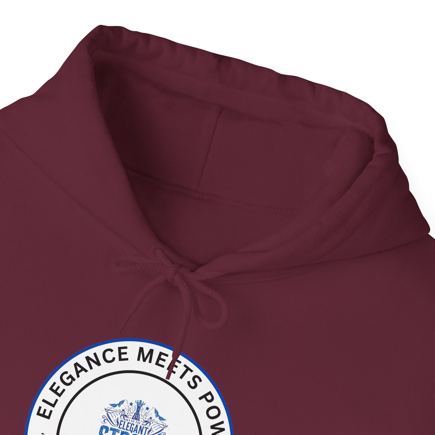 Hoodie — "Elegance Meets Power" Strong and Stylish Badge Pullover