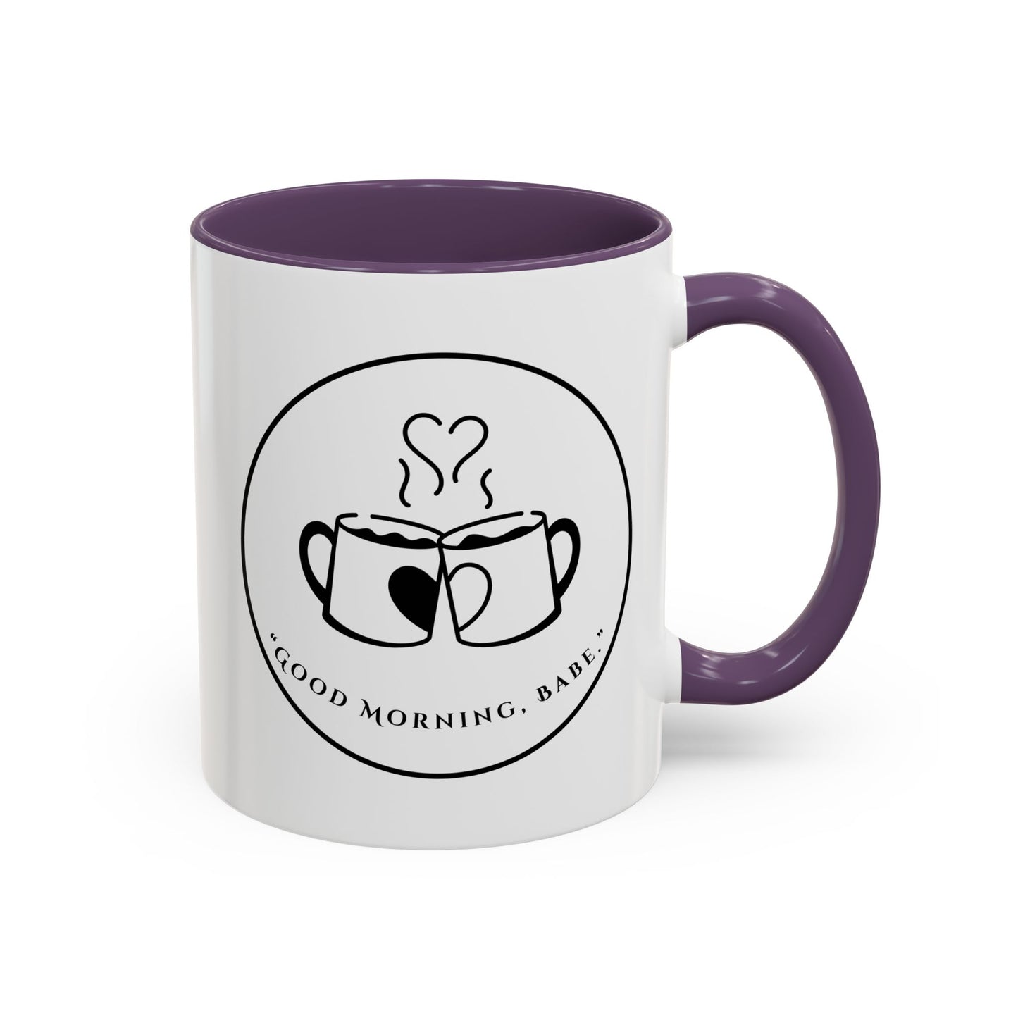 Coffee Mug — "Good Morning, Babe" Accent Ceramic Mug (11/15oz)