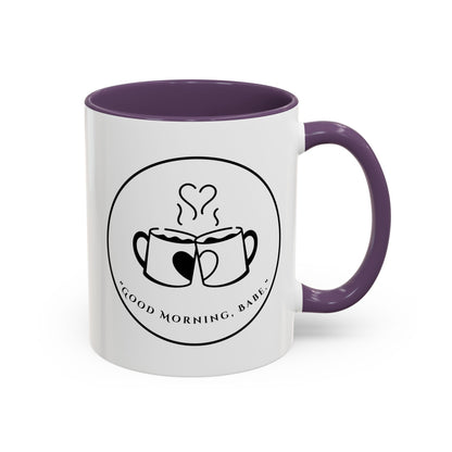 Coffee Mug — "Good Morning, Babe" Accent Ceramic Mug (11/15oz)