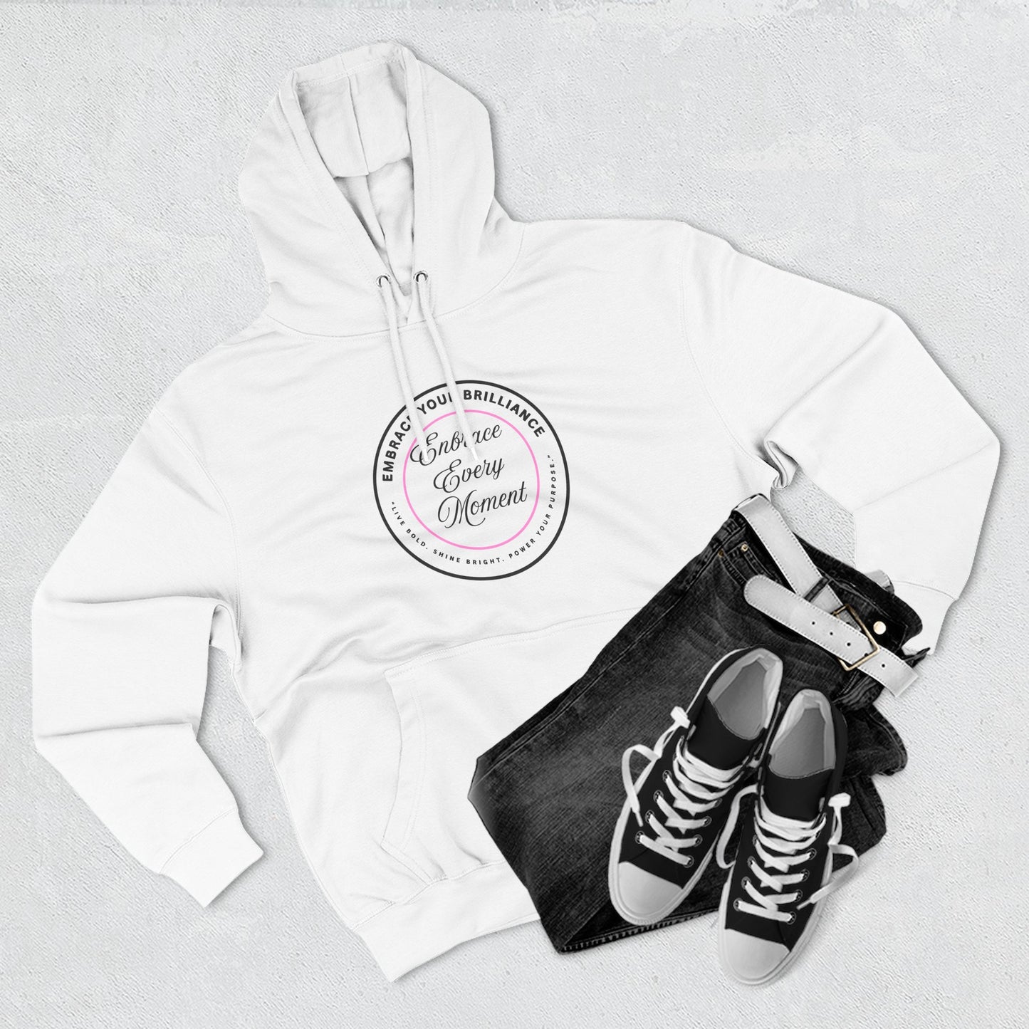 Cozy Gear for Cool Guys - Inspirational Embrace Your Brilliance Hoodie