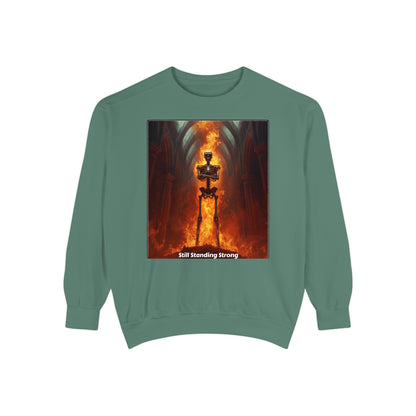 Flaming Sword Cathedral Sweatshirt — Still Standing Strong