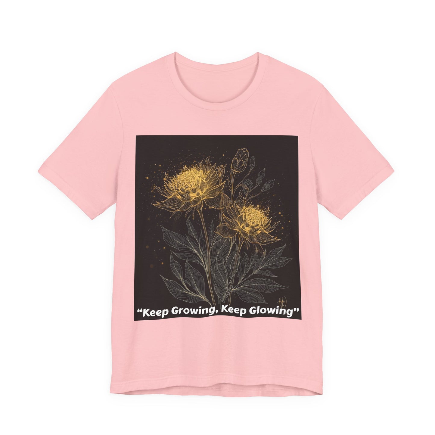 Keep Growing, Keep Glowing Floral Tee