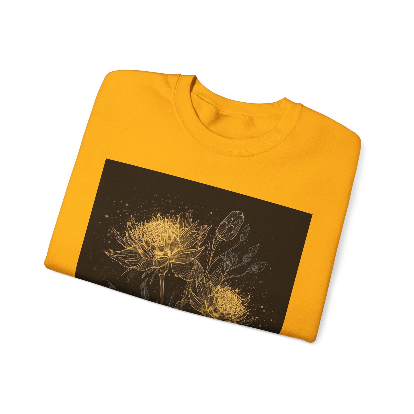 Keep Growing, Keep Glowing Floral Crewneck Sweatshirt