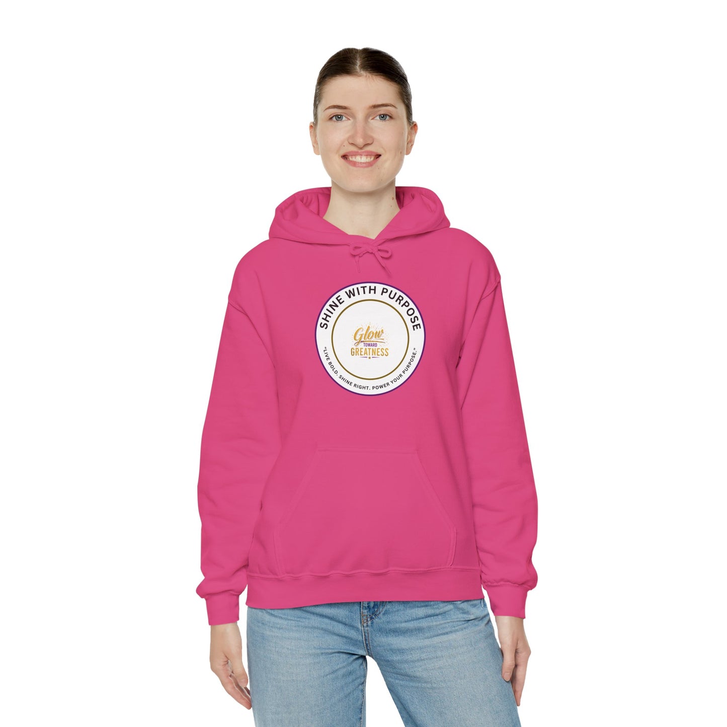 Shine With Purpose Hoodie – 'Shine Brightness' Inspirational Pullover
