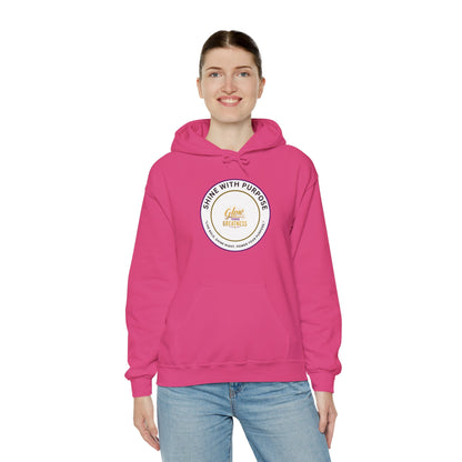 Shine With Purpose Hoodie – 'Shine Brightness' Inspirational Pullover
