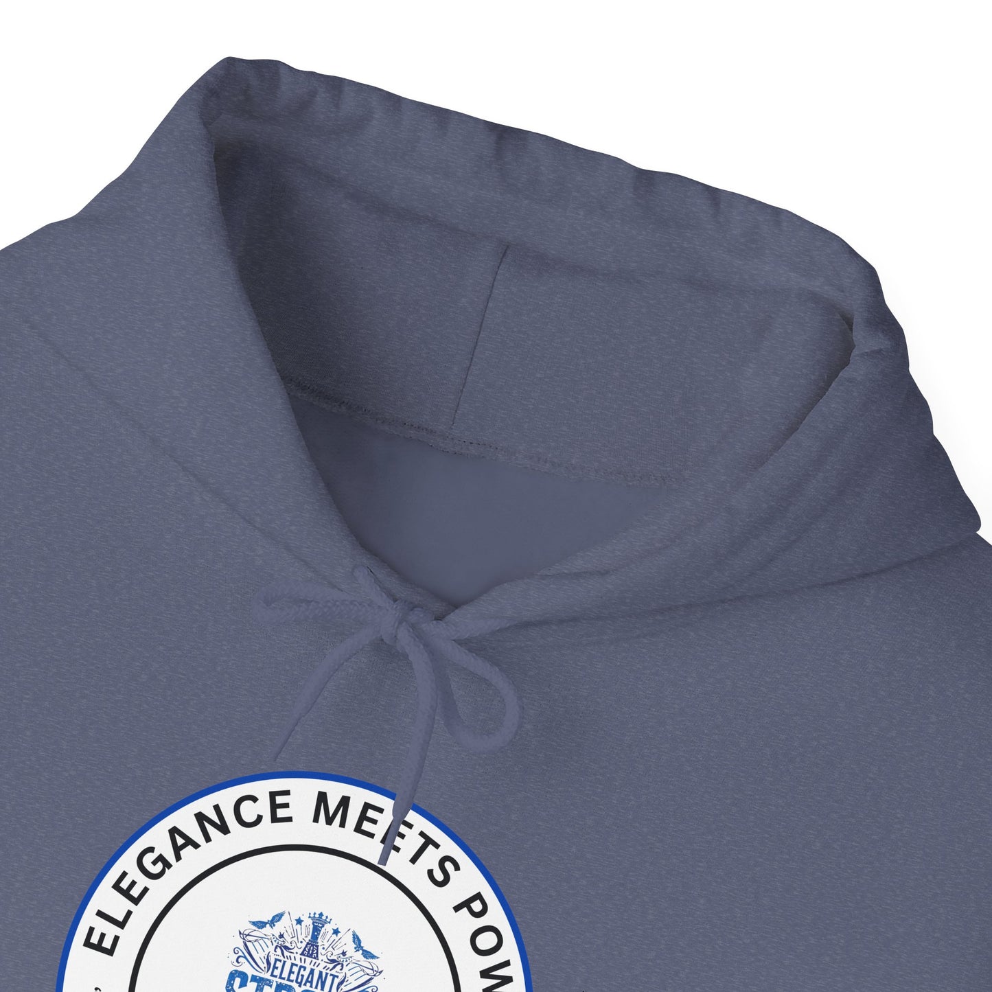 Hoodie — "Elegance Meets Power" Strong and Stylish Badge Pullover