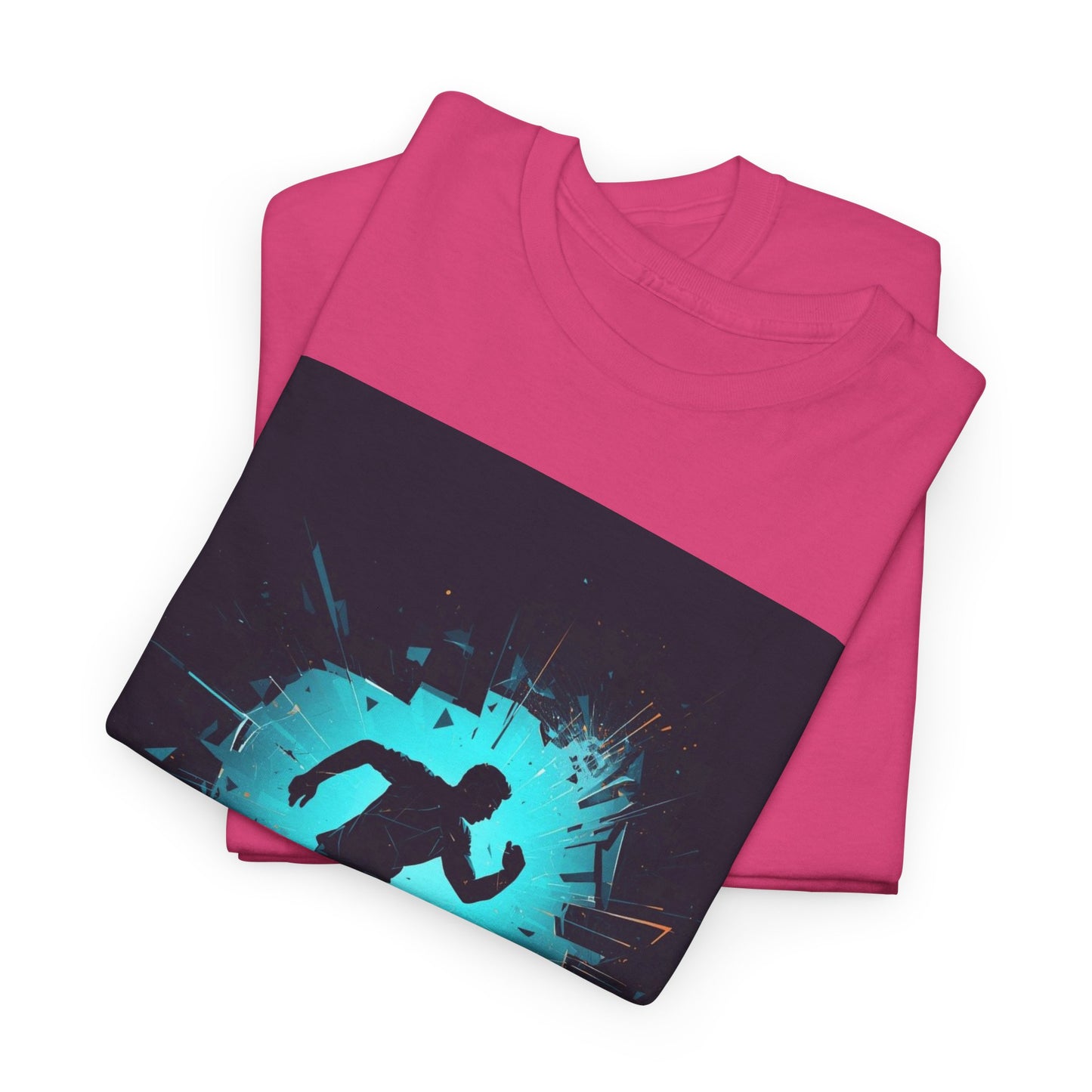 Running T-Shirt — 'Born to Break Limits' Motivational Athletic Tee