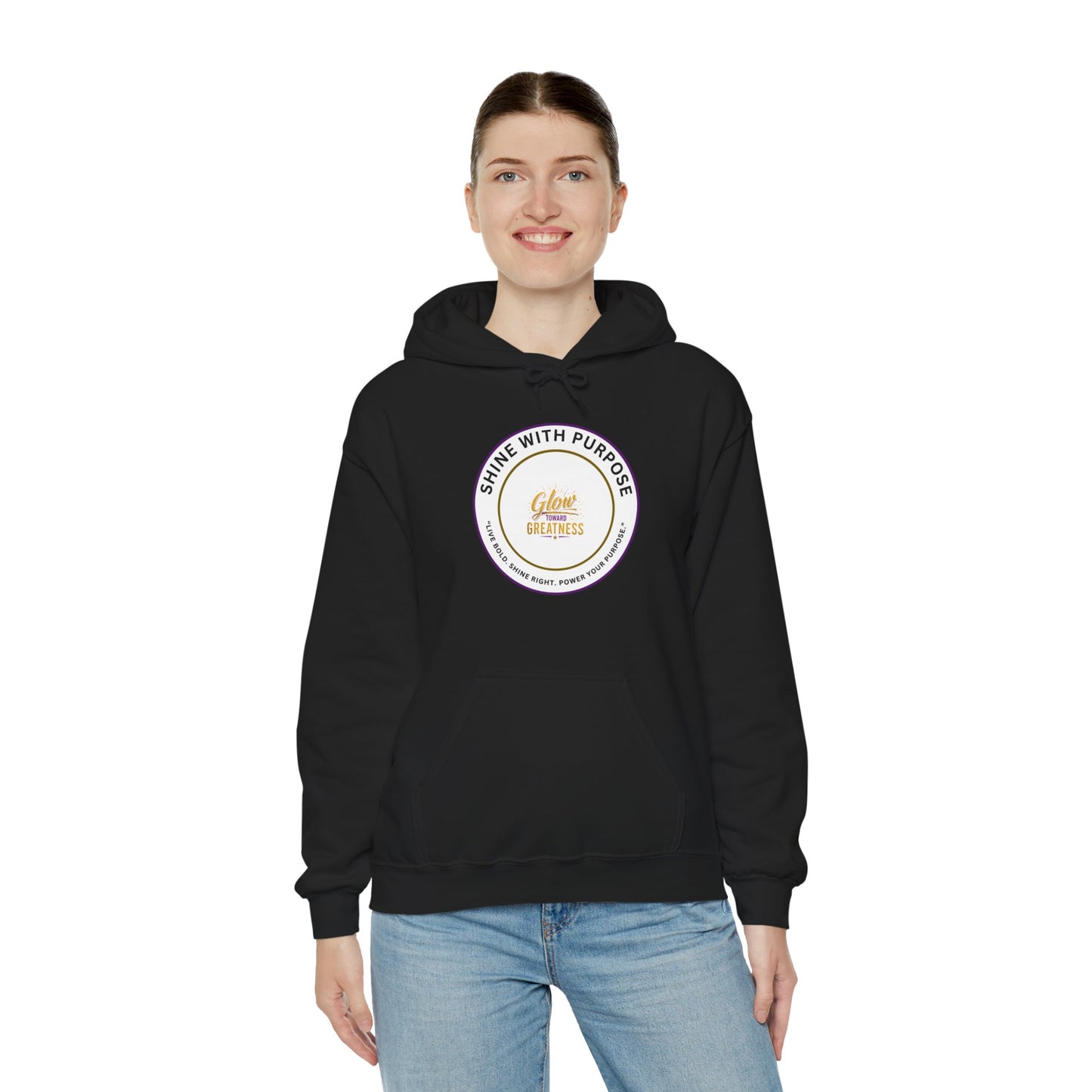 Shine With Purpose Hoodie – 'Shine Brightness' Inspirational Pullover