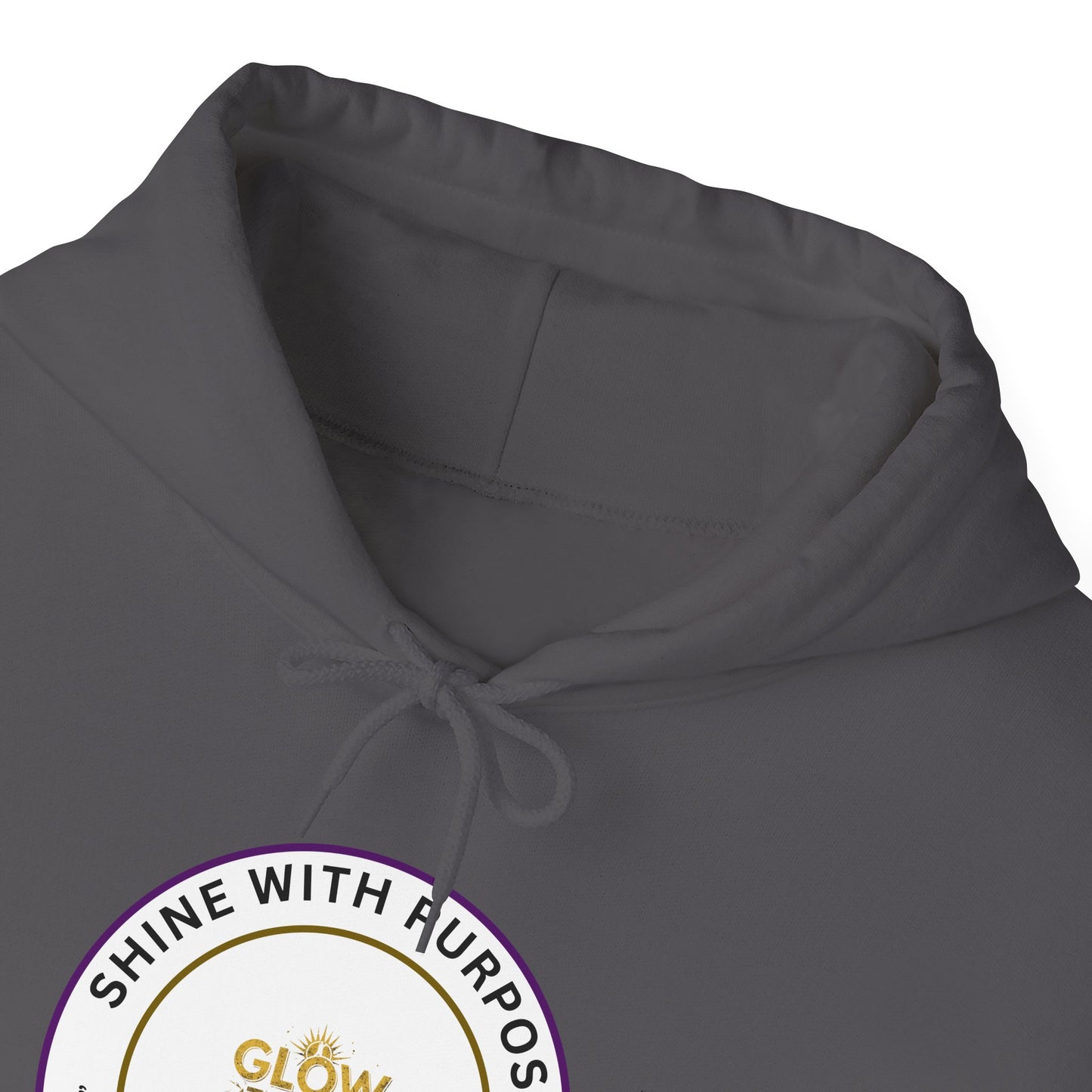 Shine With Purpose Hoodie – "Glow Towards Greatness" Inspirational Pullover