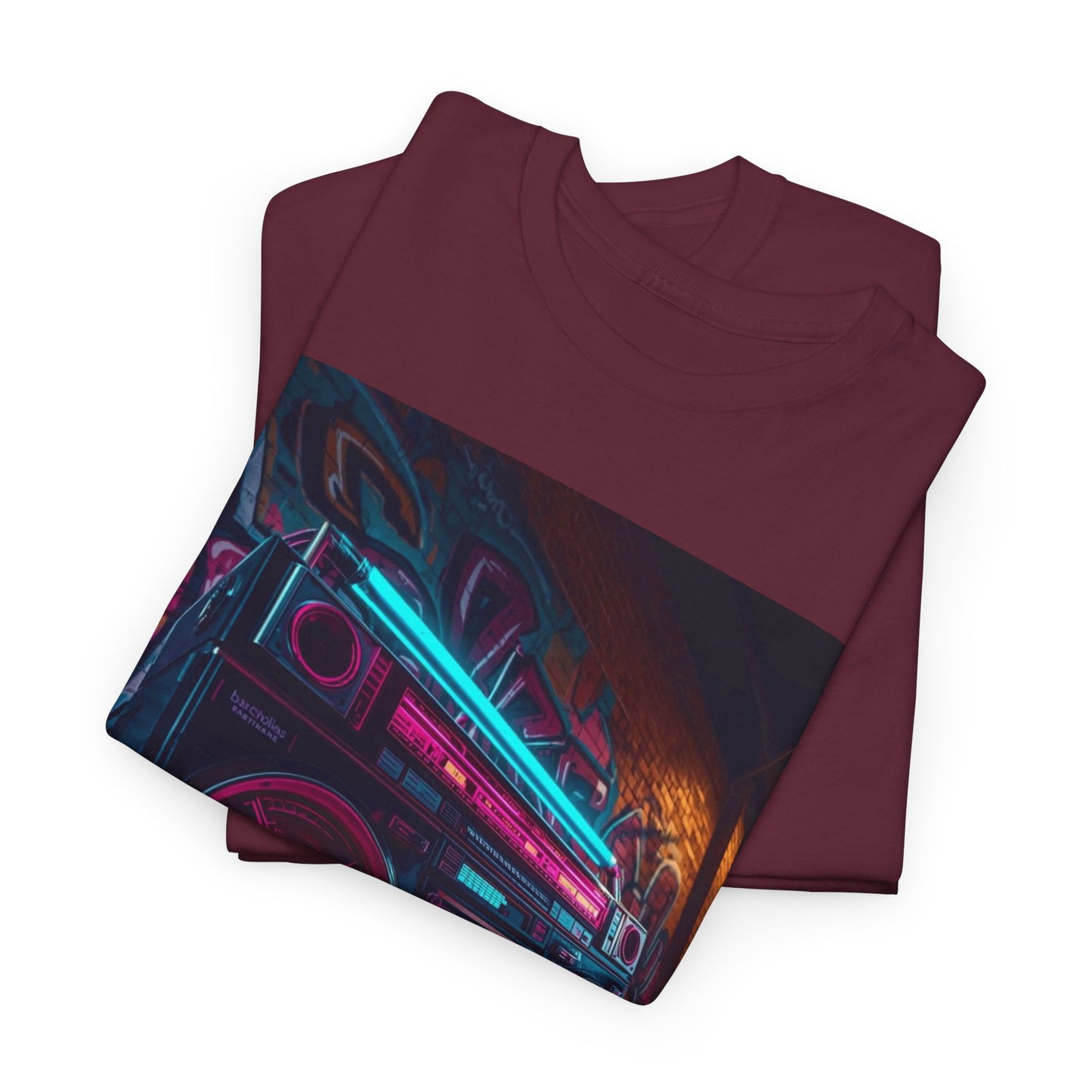 Vintage Neon Car Tee — "Live Loud. Live Free" Retro Streetwear Shirt