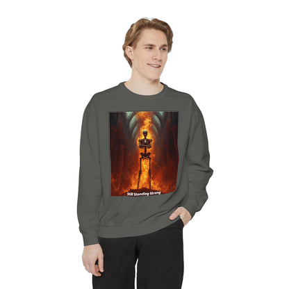 Flaming Sword Cathedral Sweatshirt — Still Standing Strong