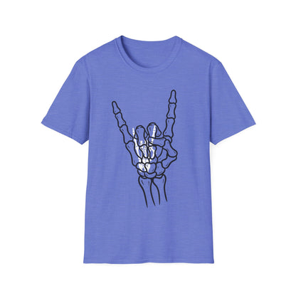 Skeleton Hand Rock Sign T-Shirt