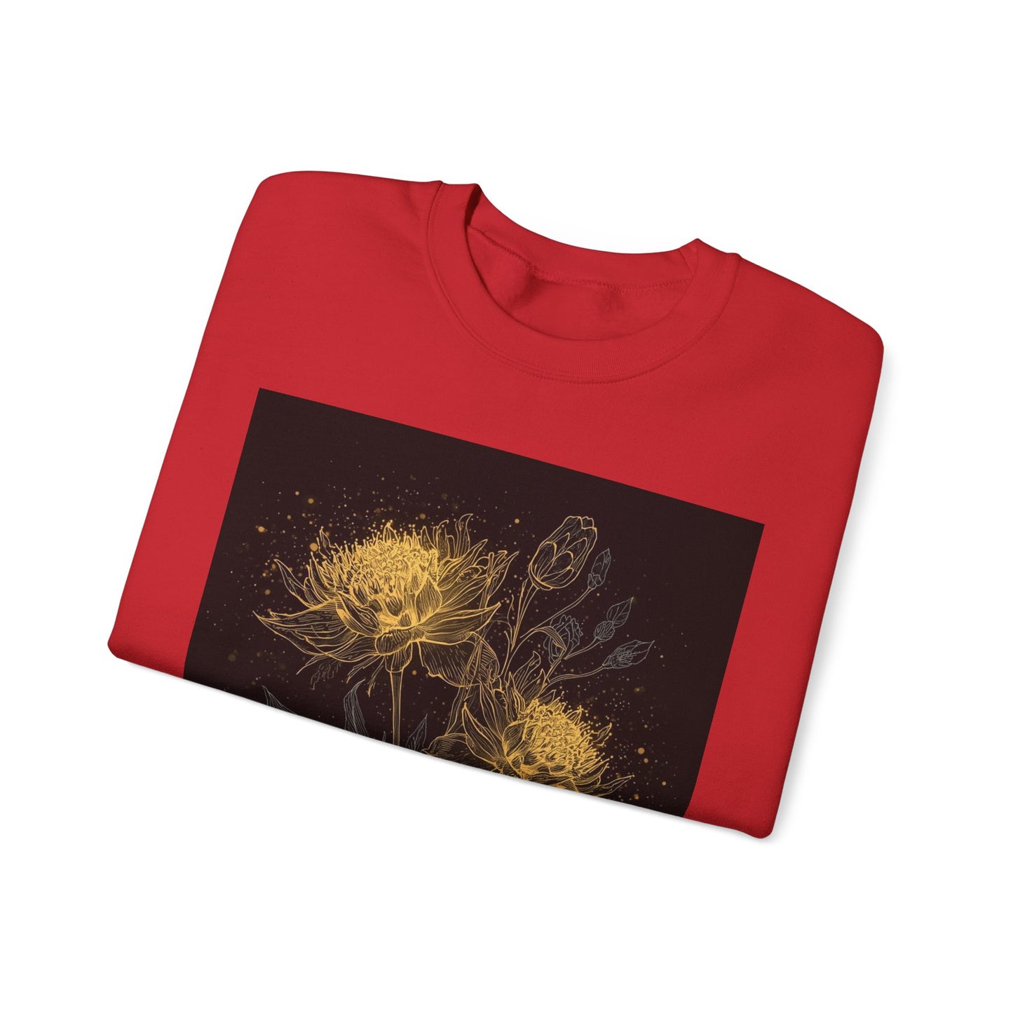 Keep Growing, Keep Glowing Floral Crewneck Sweatshirt