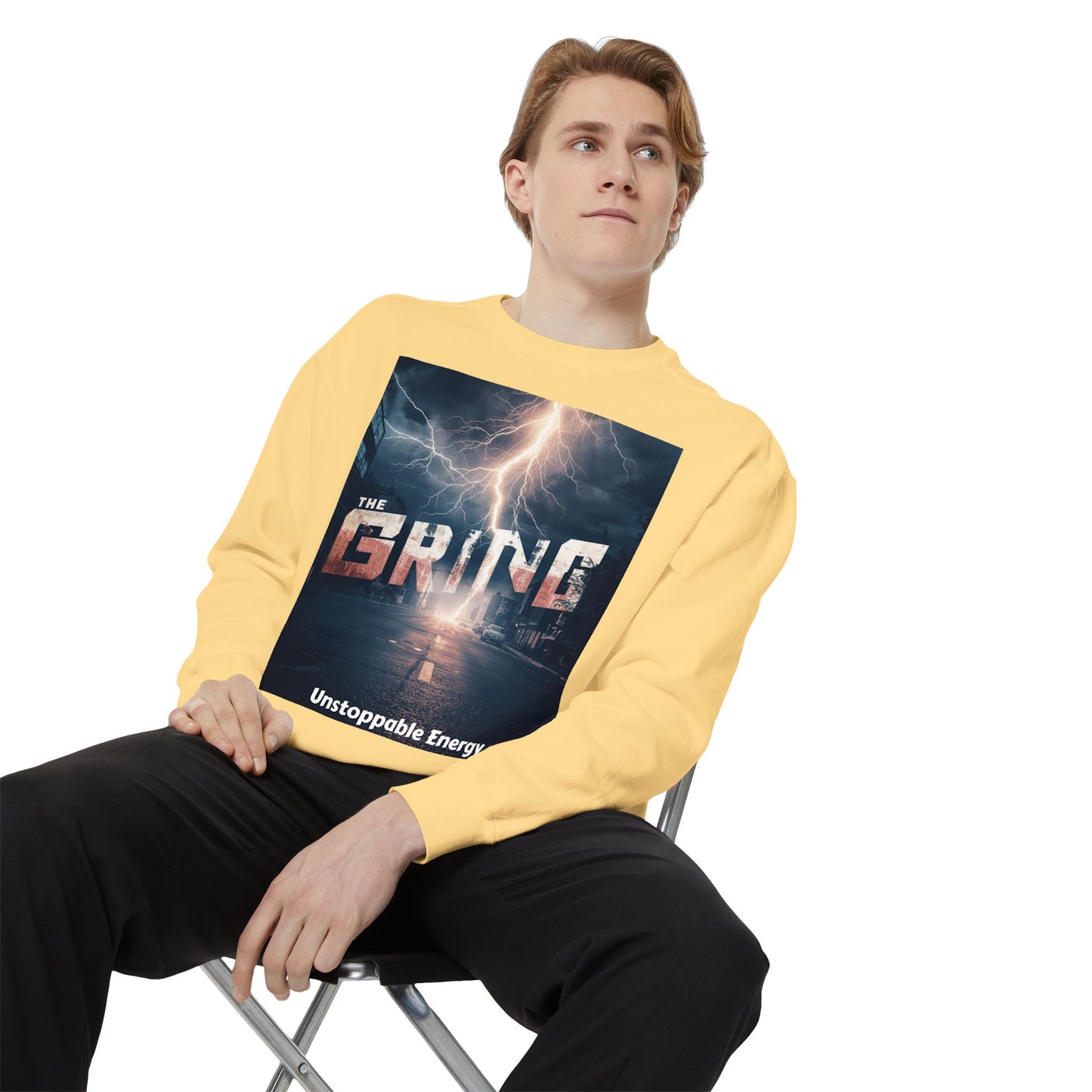 Grind Mentality Sweatshirt — "The Grind" Unstoppable Energy Premium Sweatshirt