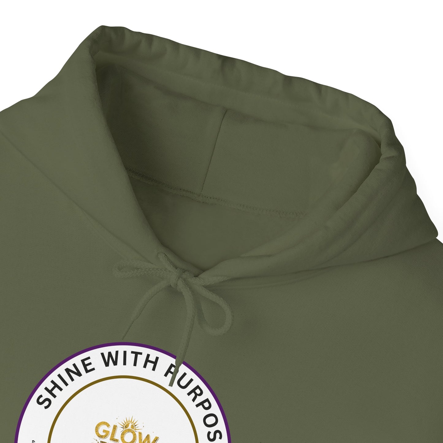 Shine With Purpose Hoodie – "Glow Towards Greatness" Inspirational Pullover