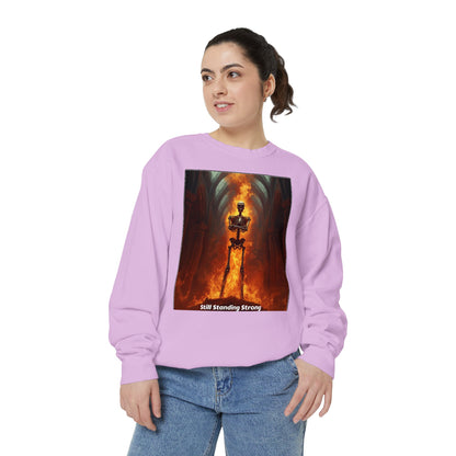 Flaming Sword Cathedral Sweatshirt — Still Standing Strong