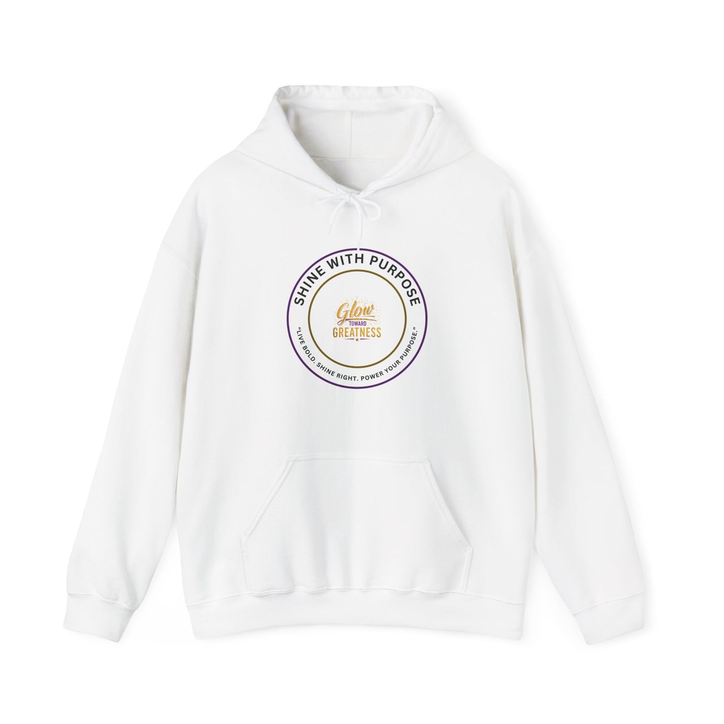 Shine With Purpose Hoodie – 'Shine Brightness' Inspirational Pullover