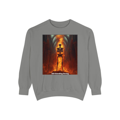 Flaming Sword Cathedral Sweatshirt — Still Standing Strong
