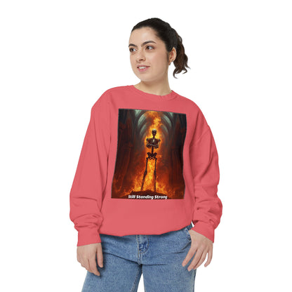 Flaming Sword Cathedral Sweatshirt — Still Standing Strong