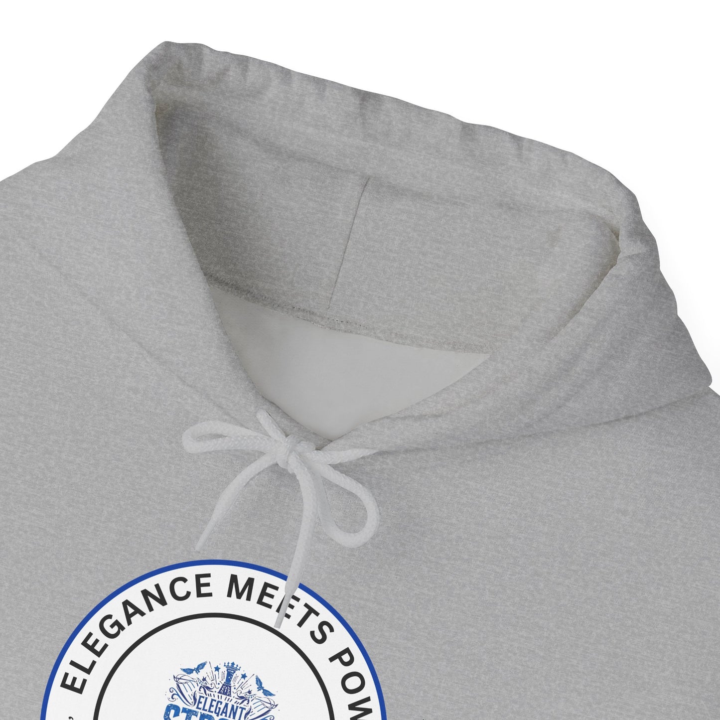 Hoodie — "Elegance Meets Power" Strong and Stylish Badge Pullover