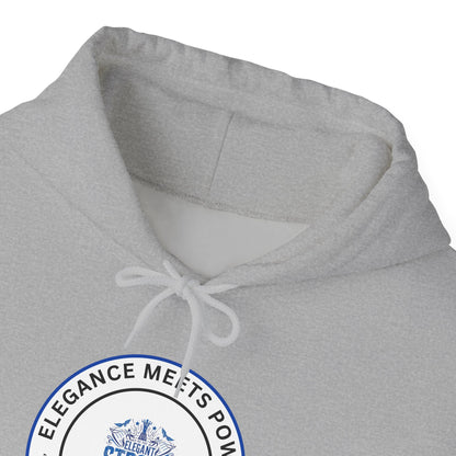 Hoodie — "Elegance Meets Power" Strong and Stylish Badge Pullover
