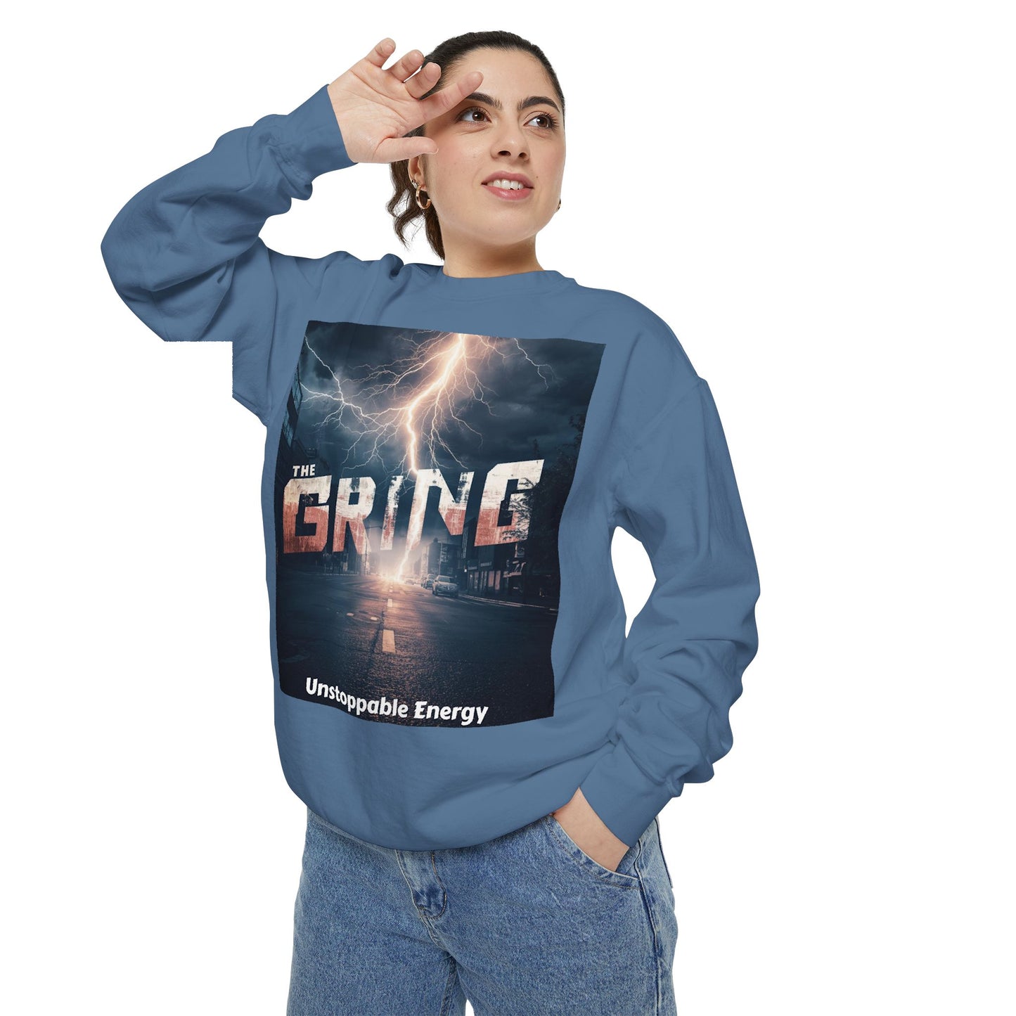 Grind Mentality Sweatshirt — "The Grind" Unstoppable Energy Premium Sweatshirt