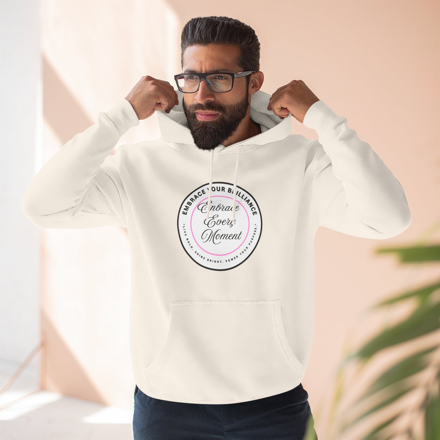 Cozy Gear for Cool Guys - Inspirational Embrace Your Brilliance Hoodie