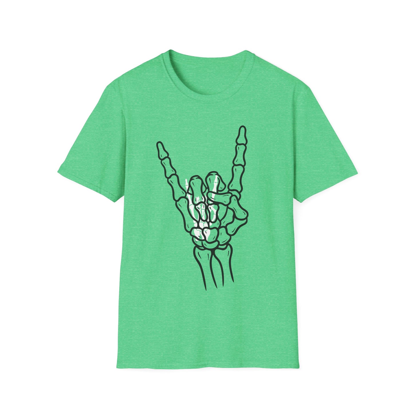 Skeleton Hand Rock Sign T-Shirt