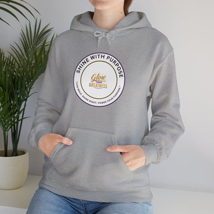 Shine With Purpose Hoodie – 'Shine Brightness' Inspirational Pullover