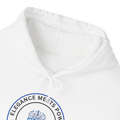 Hoodie — "Elegance Meets Power" Strong and Stylish Badge Pullover