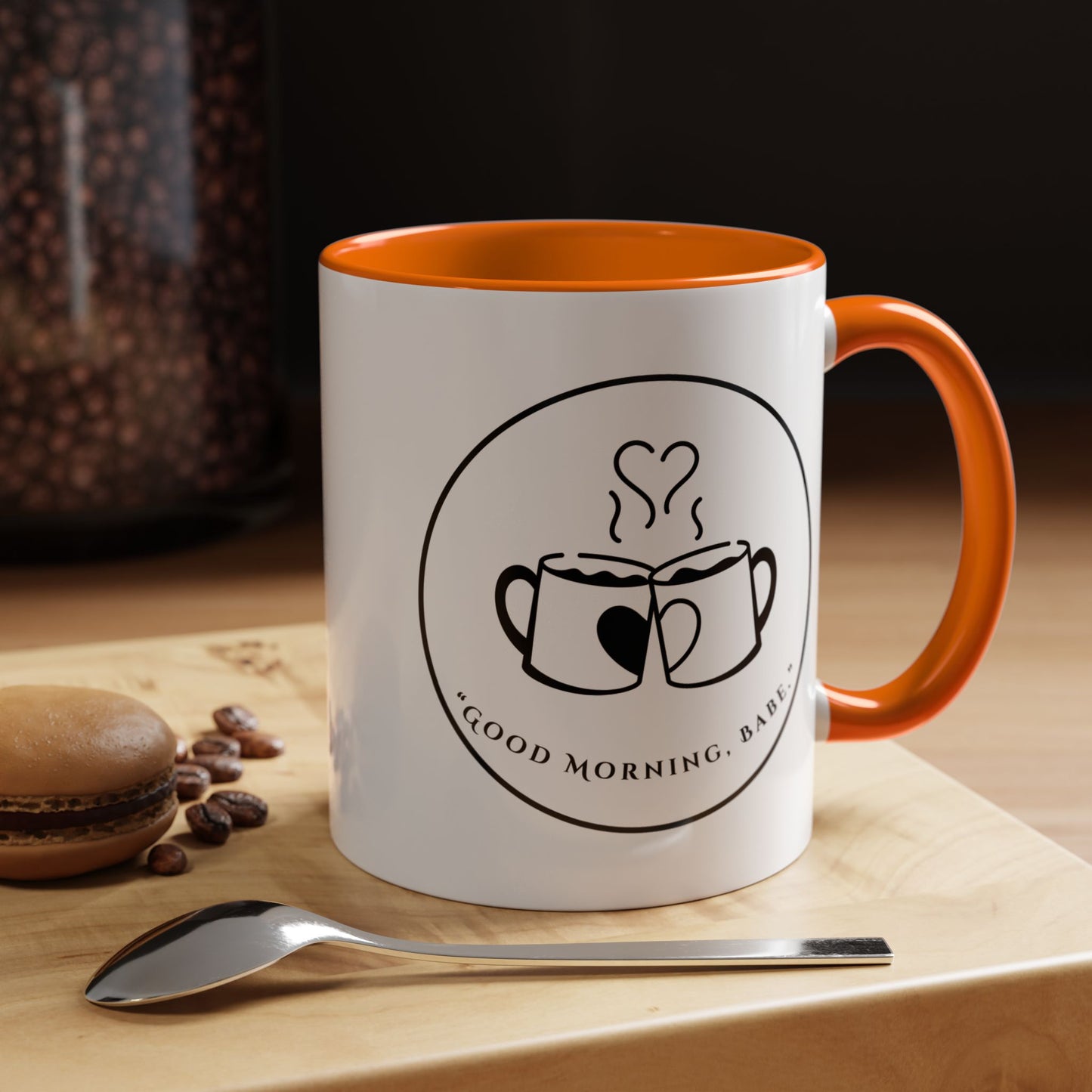 Coffee Mug — "Good Morning, Babe" Accent Ceramic Mug (11/15oz)