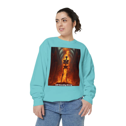 Flaming Sword Cathedral Sweatshirt — Still Standing Strong