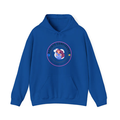 Radiate Confidence Hoodie — Feminine Self-Love Graphic Sweatshirt
