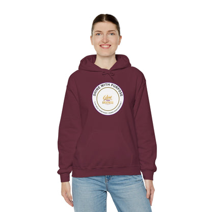 Shine With Purpose Hoodie – 'Shine Brightness' Inspirational Pullover