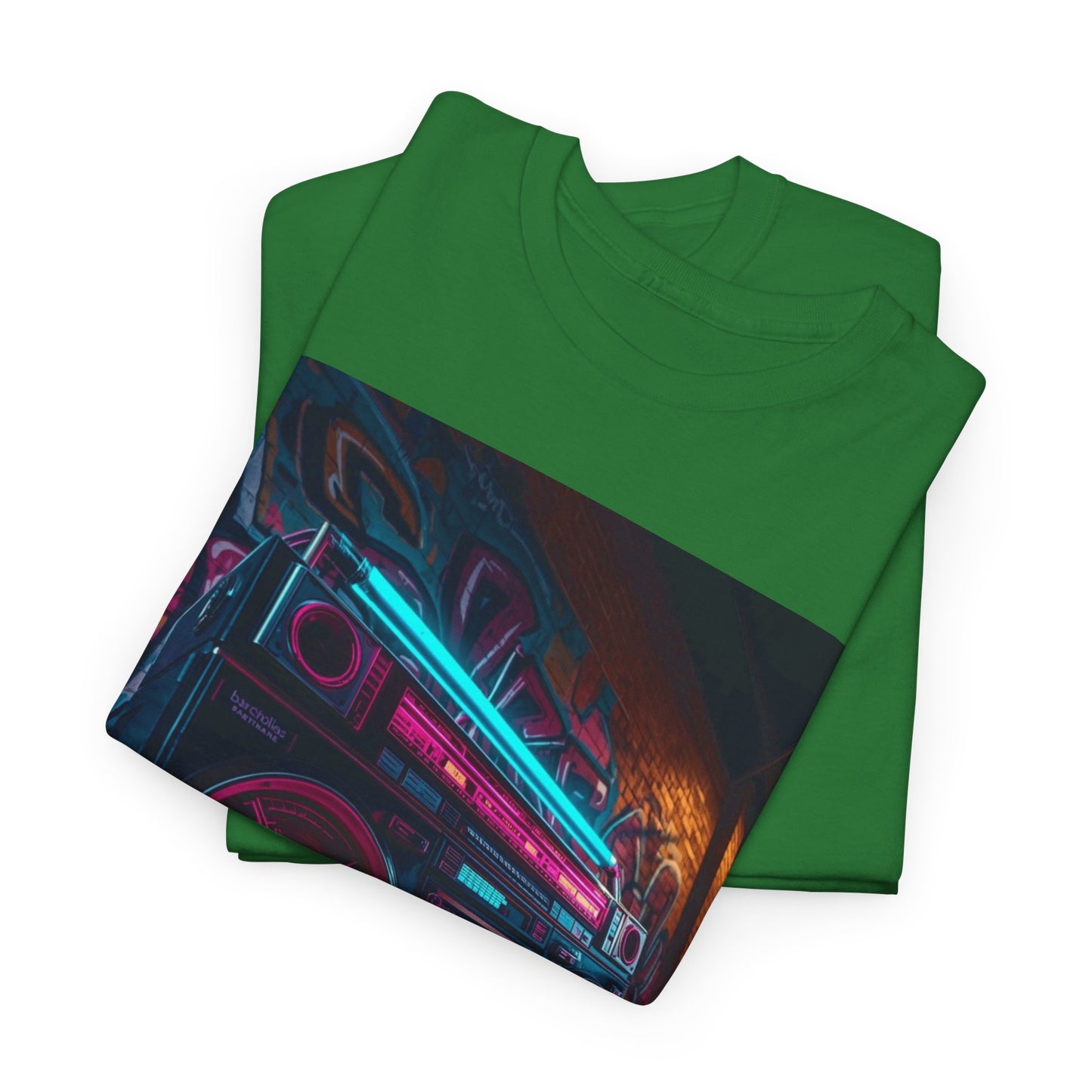 Vintage Neon Car Tee — "Live Loud. Live Free" Retro Streetwear Shirt