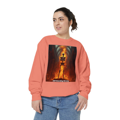 Flaming Sword Cathedral Sweatshirt — Still Standing Strong