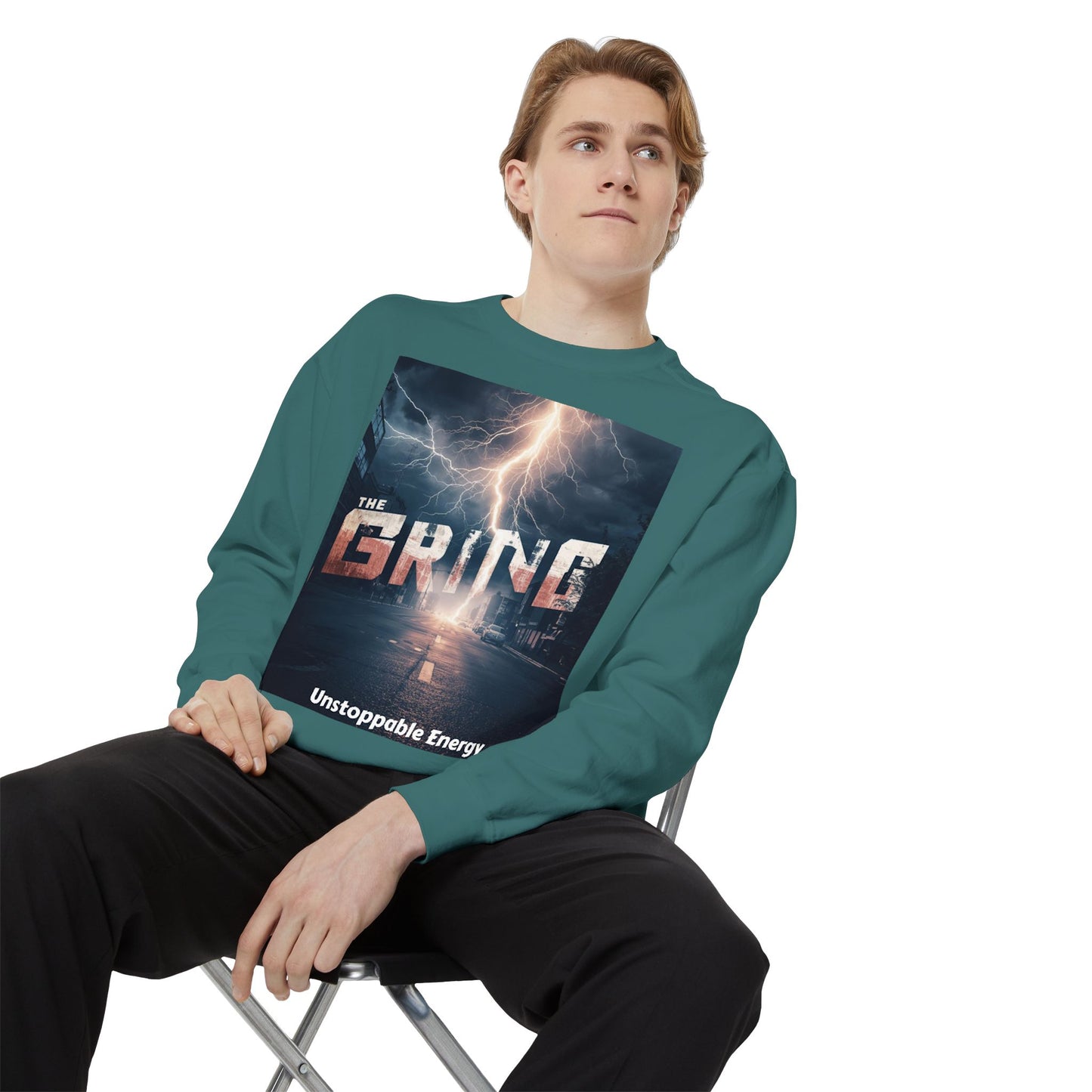 Grind Mentality Sweatshirt — "The Grind" Unstoppable Energy Premium Sweatshirt