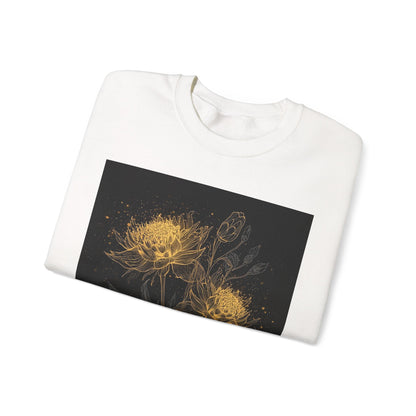 Keep Growing, Keep Glowing Floral Crewneck Sweatshirt