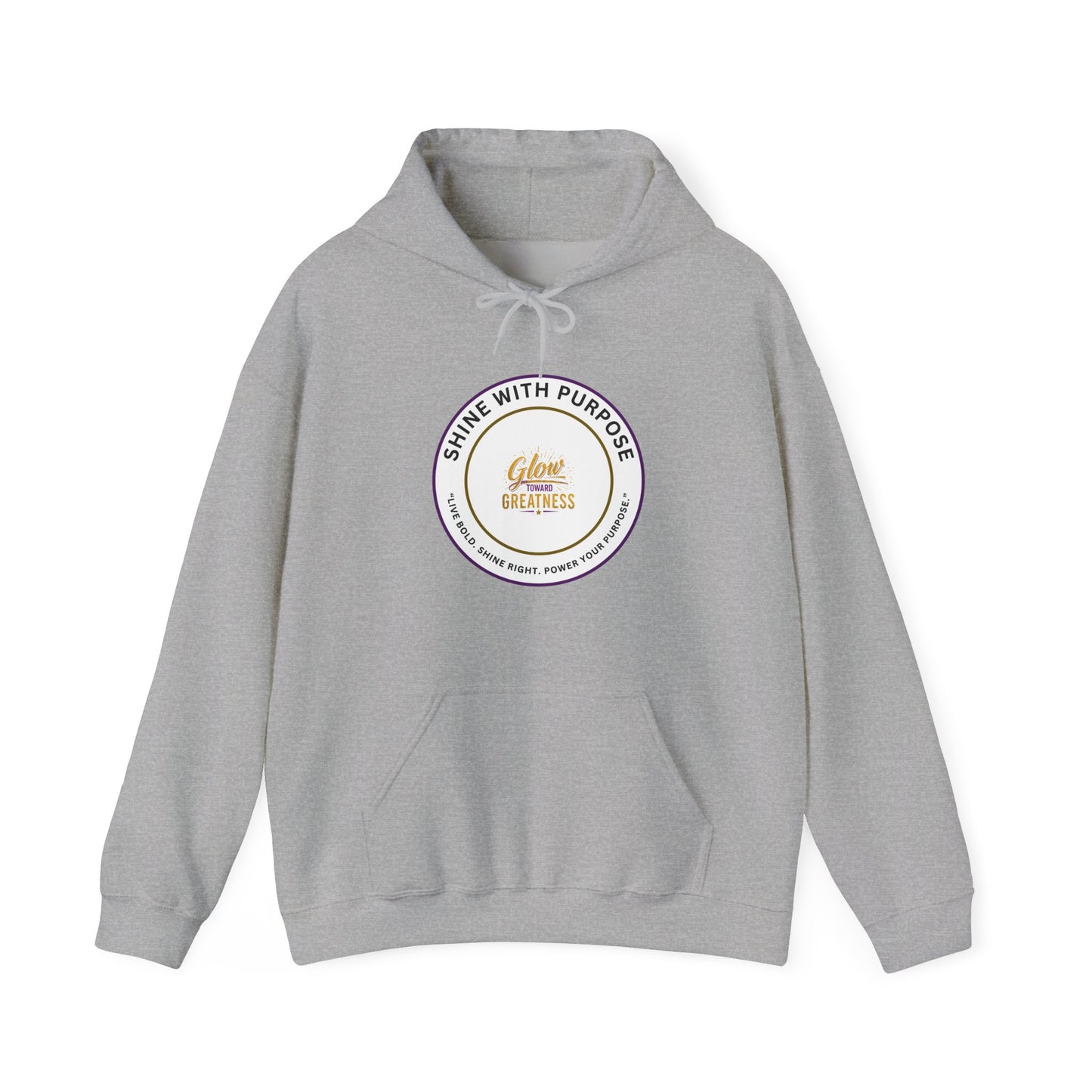 Shine With Purpose Hoodie – 'Shine Brightness' Inspirational Pullover