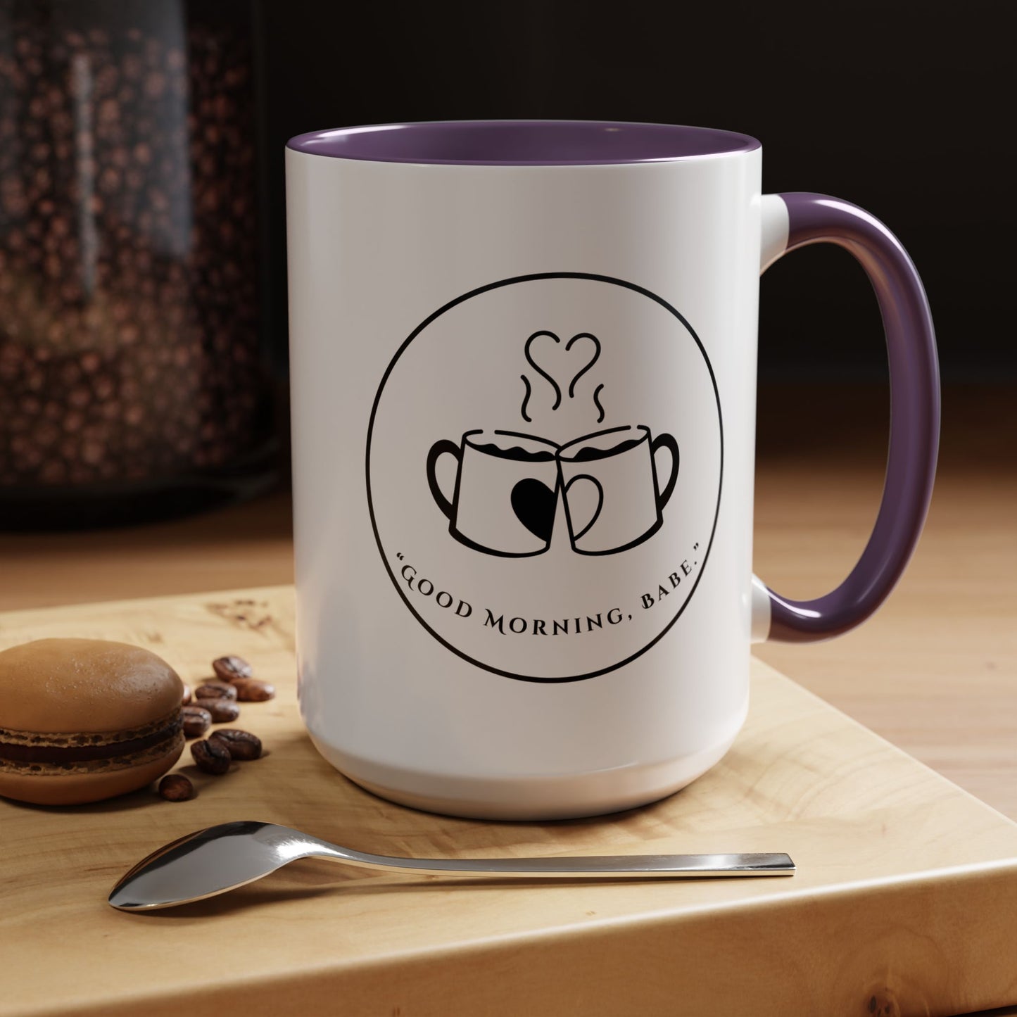 Coffee Mug — "Good Morning, Babe" Accent Ceramic Mug (11/15oz)