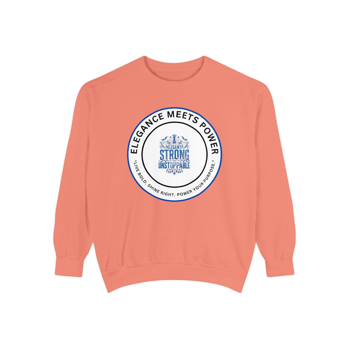 Elegance Meets Power Sweatshirt — "Strong & Gracious" Graphic Crewneck