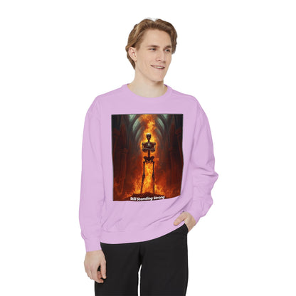 Flaming Sword Cathedral Sweatshirt — Still Standing Strong