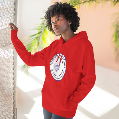Strong Elegance Hoodie — "Elegance Meets Power" Fleece Pullover
