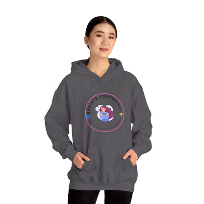 Radiate Confidence Hoodie — Feminine Self-Love Graphic Sweatshirt